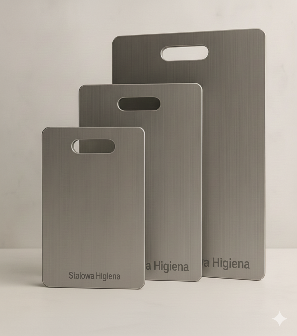 Stalowe deski do krojenia, które chronią Twoje zdrowie - bez mikroplastiku, bez toksyn