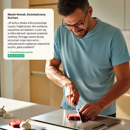 Stalowe deski do krojenia, które chronią Twoje zdrowie - bez mikroplastiku, bez toksyn